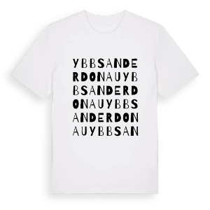 Ybbs an der Donau ordlek t-shirt – ekologisk bomull t-shirt från Pinshirt