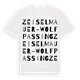 Zeiselmauer-Wolfpassing ordlek t-shirt