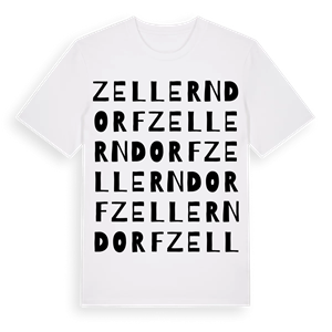 Zellerndorf ordlek t-shirt – ekologisk bomull t-shirt från Pinshirt