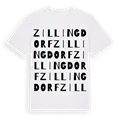 Zillingdorf ordlek t-shirt