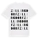 Zillingdorf ordlek t-shirt