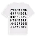 Zwentendorf an der Donau ordlek t-shirt