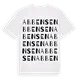 Abbensen ordlek t-shirt