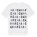 Abickhafe ordlek t-shirt