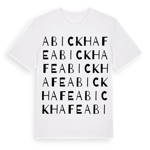 Abickhafe ordlek t-shirt – ekologisk bomull t-shirt från Pinshirt