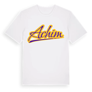 Achim baseball t-shirt – ekologisk bomull t-shirt från Pinshirt