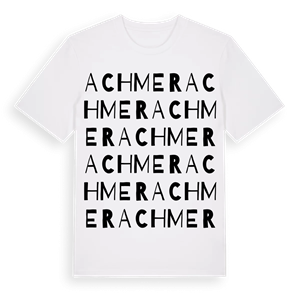 Achmer ordlek t-shirt – ekologisk bomull t-shirt från Pinshirt