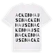 Ackenhausen ordlek t-shirt