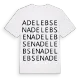 Adelebsen ordlek t-shirt