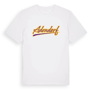 Adendorf baseball t-shirt – ekologisk bomull t-shirt från Pinshirt