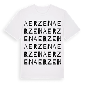 Aerzen ordlek t-shirt – ekologisk bomull t-shirt från Pinshirt