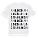 Ahlden ordlek t-shirt
