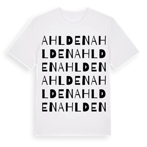 Ahlden ordlek t-shirt – ekologisk bomull t-shirt från Pinshirt