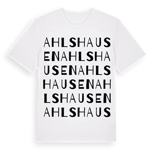 Ahlshausen ordlek t-shirt – ekologisk bomull t-shirt från Pinshirt