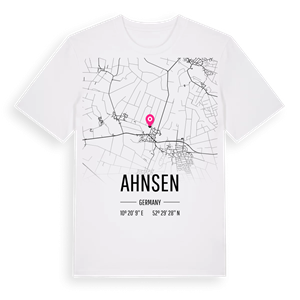 Ahnsen karta t-shirt – ekologisk bomull t-shirt från Pinshirt