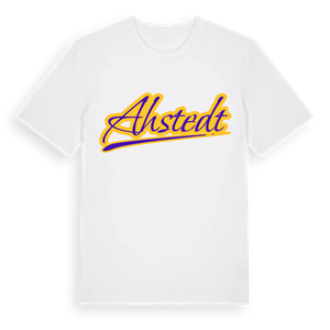 Ahstedt baseball t-shirt – ekologisk bomull t-shirt från Pinshirt