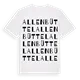 Allenbüttel ordlek t-shirt