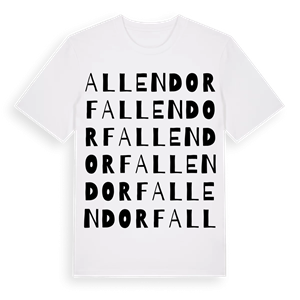 Allendorf ordlek t-shirt – ekologisk bomull t-shirt från Pinshirt