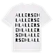 Allersehl ordlek t-shirt