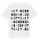 Alt-Georgsmarienhütte ordlek t-shirt