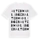 Altenwahlingen ordlek t-shirt