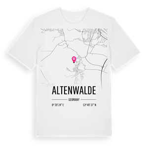 Altenwalde karta t-shirt – ekologisk bomull t-shirt från Pinshirt