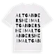 Altgandersheim ordlek t-shirt