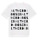 Altmerdingsen ordlek t-shirt