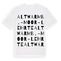 Altwarmb.-Moor-Lehrte ordlek t-shirt