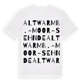 Altwarmb.-Moor-Sehnde ordlek t-shirt