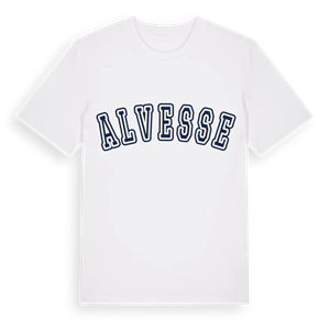 Alvesse college t-shirt – ekologisk bomull t-shirt från Pinshirt