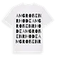 Am Großen Rhode ordlek t-shirt