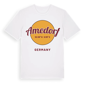 Amedorf cirkel t-shirt – ekologisk bomull t-shirt från Pinshirt