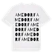 Amedorf ordlek t-shirt