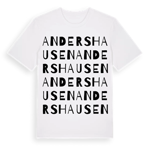 Andershausen ordlek t-shirt – ekologisk bomull t-shirt från Pinshirt
