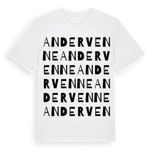 Andervenne ordlek t-shirt – ekologisk bomull t-shirt från Pinshirt
