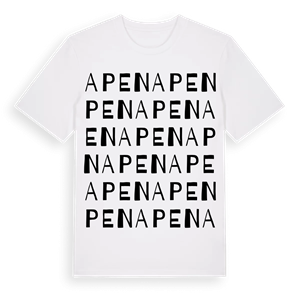 Apen ordlek t-shirt – ekologisk bomull t-shirt från Pinshirt