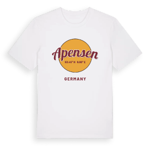 Apensen cirkel t-shirt – ekologisk bomull t-shirt från Pinshirt