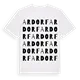 Ardorf ordlek t-shirt