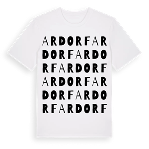 Ardorf ordlek t-shirt – ekologisk bomull t-shirt från Pinshirt