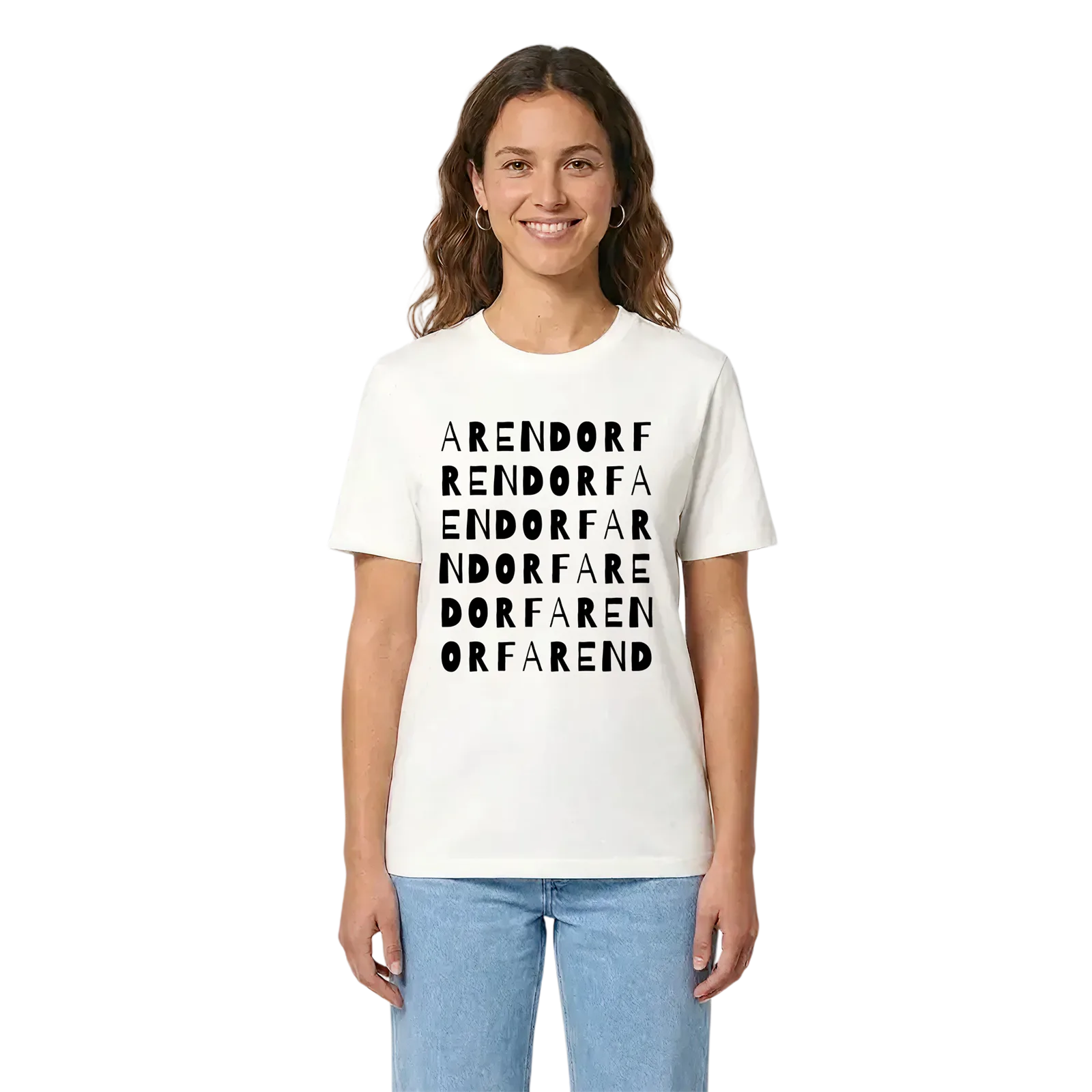 Arendorf ordlek t-shirt – White, i miljö