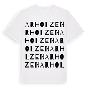Arholzen ordlek t-shirt – ekologisk bomull t-shirt från Pinshirt