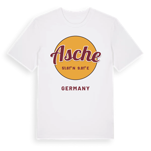 Asche cirkel t-shirt – ekologisk bomull t-shirt från Pinshirt