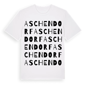 Aschendorf ordlek t-shirt – ekologisk bomull t-shirt från Pinshirt