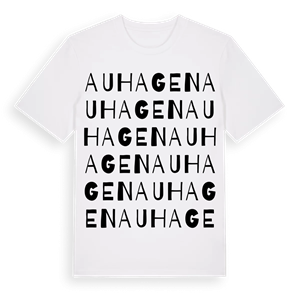 Auhagen ordlek t-shirt – ekologisk bomull t-shirt från Pinshirt