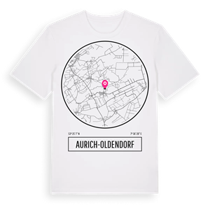 Aurich-Oldendorf t-shirt – ekologisk bomull t-shirt från Pinshirt