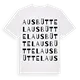 Ausbüttel ordlek t-shirt