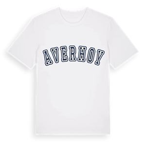 Averhoy college t-shirt – ekologisk bomull t-shirt från Pinshirt