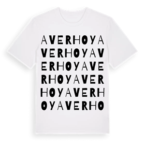 Averhoy ordlek t-shirt – ekologisk bomull t-shirt från Pinshirt
