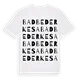 Bad Bederkesa ordlek t-shirt